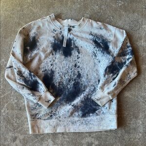 lululemon athletica Women's Tie-Dye Crewneck Sweater - Black and White